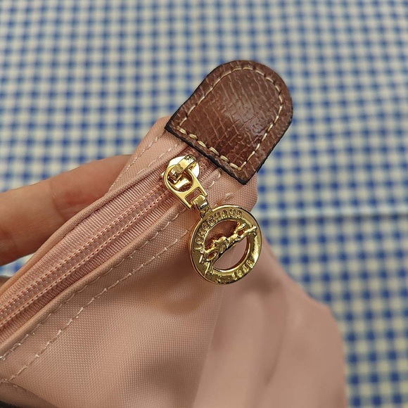 Longchamp Le Pliage Pink Foldable Shoulder Bag - Picture 3 of 8